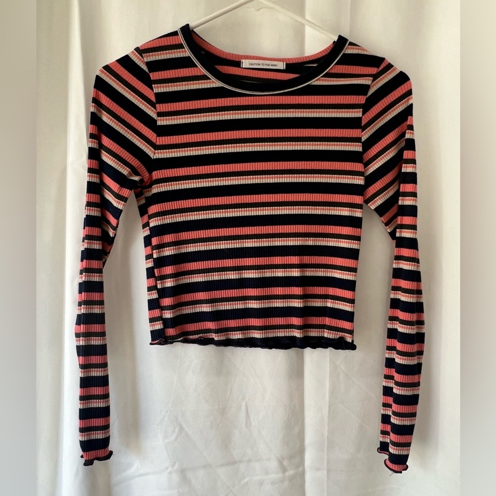 Long Sleeve Cropped Shirt